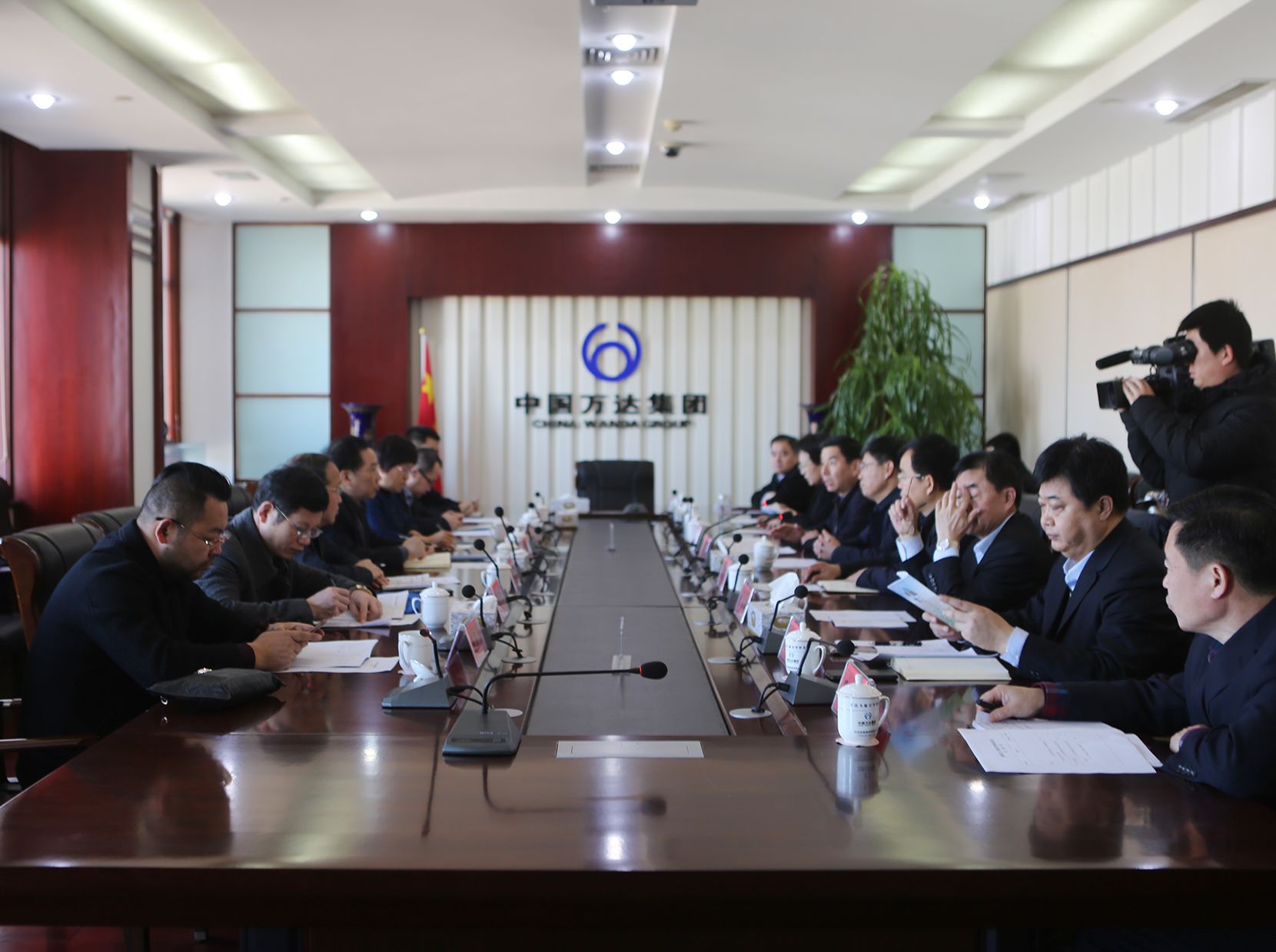 湖南省工商聯(lián)蒞臨萬達集團調(diào)研考察圓滿完成