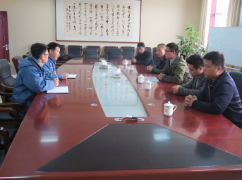 園區(qū)辦一行到威特公司參觀考察