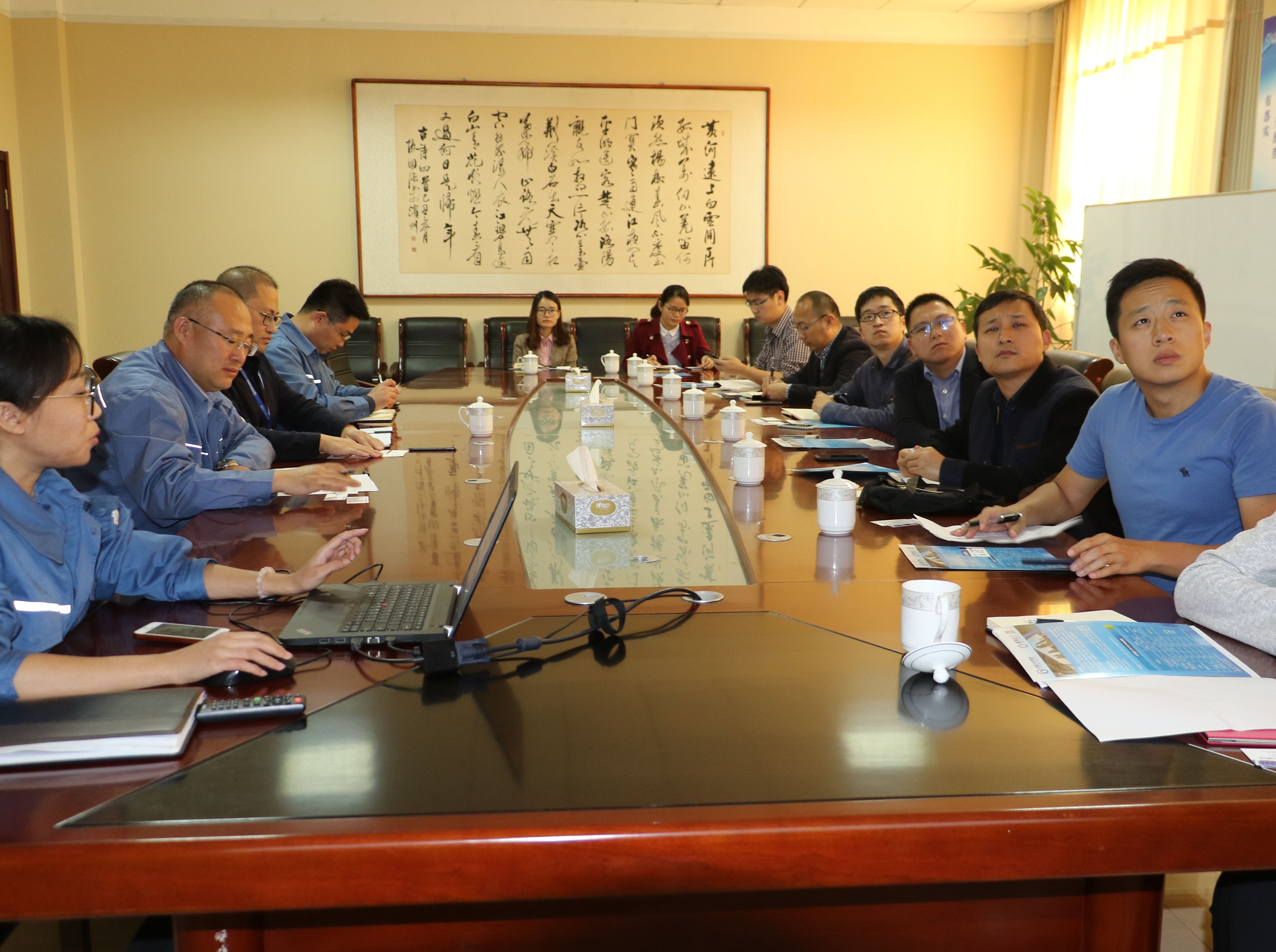 威特化工：卓創(chuàng)資訊調(diào)研小組一行來威特公司進(jìn)行項目調(diào)研